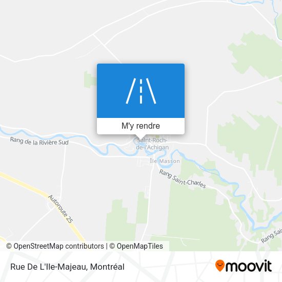 Rue De L'Ile-Majeau plan