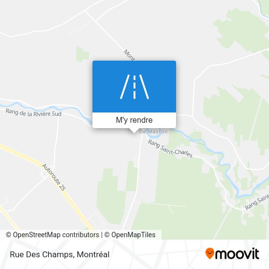 Rue Des Champs plan