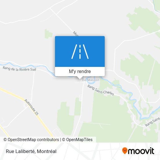 Rue Laliberté plan