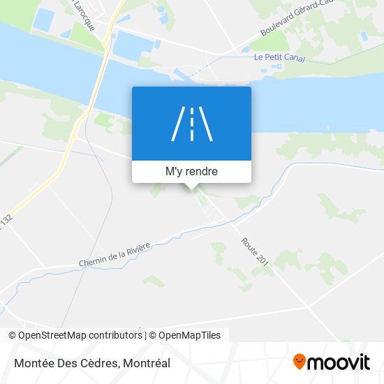 Montée Des Cèdres plan