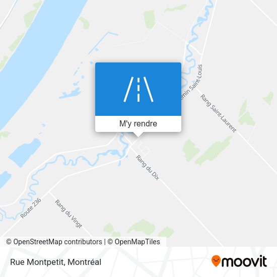 Rue Montpetit plan
