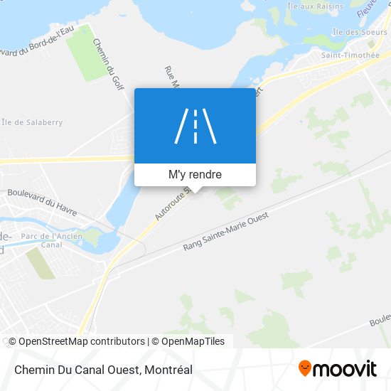 Chemin Du Canal Ouest plan