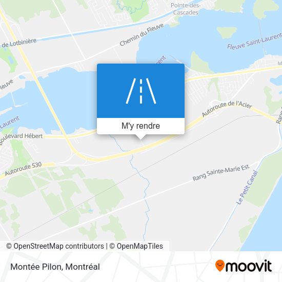 Montée Pilon plan