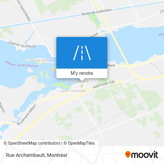 Rue Archambault plan