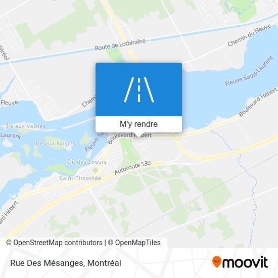 Rue Des Mésanges plan