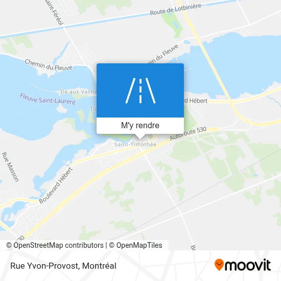 Rue Yvon-Provost plan