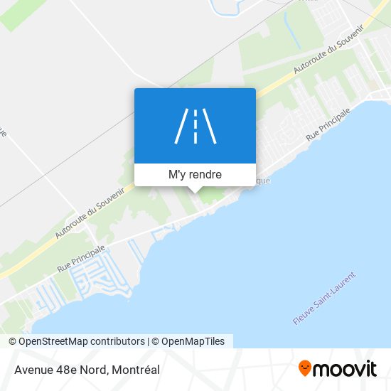 Avenue 48e Nord plan
