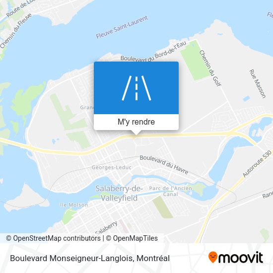Boulevard Monseigneur-Langlois plan