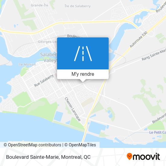 Boulevard Sainte-Marie plan