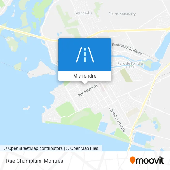 Rue Champlain plan