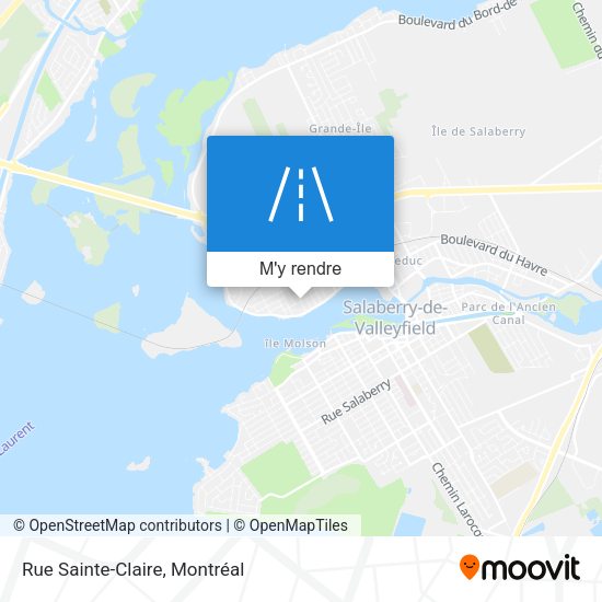 Rue Sainte-Claire plan