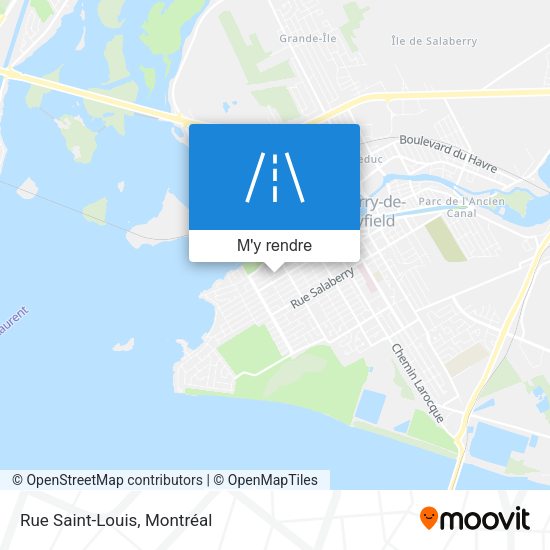 Rue Saint-Louis plan