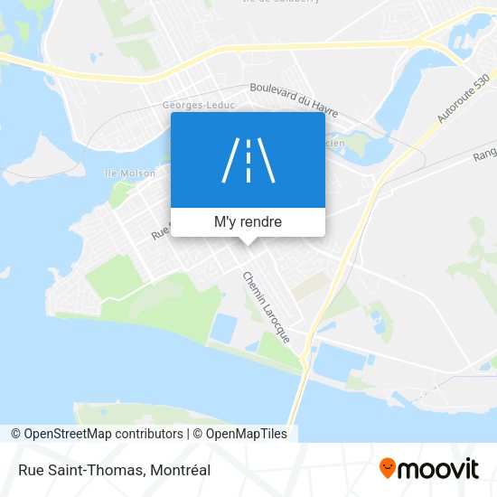 Rue Saint-Thomas plan