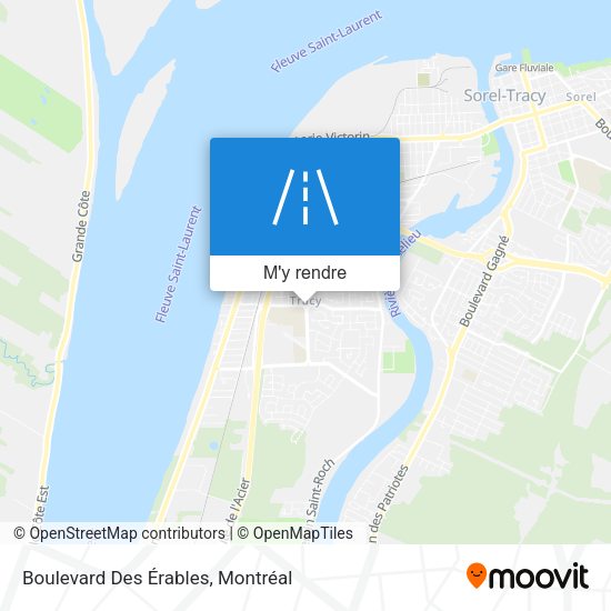 Boulevard Des Érables plan