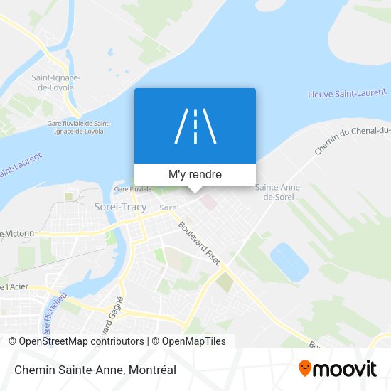 Chemin Sainte-Anne plan