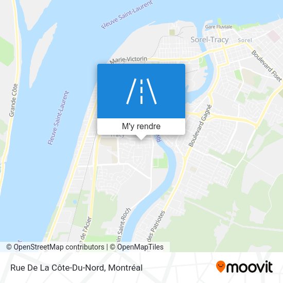 Rue De La Côte-Du-Nord plan