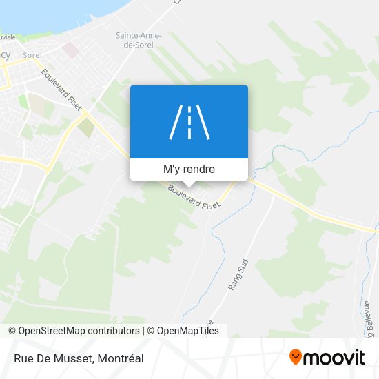 Rue De Musset plan