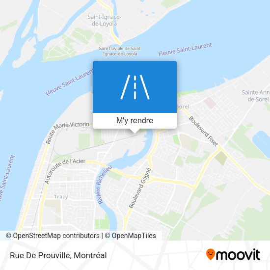 Rue De Prouville plan