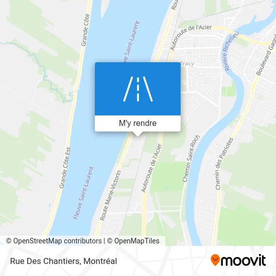 Rue Des Chantiers plan