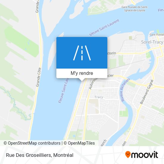 Rue Des Groseilliers plan