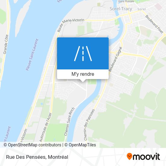 Rue Des Pensées plan