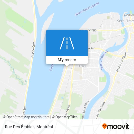 Rue Des Érables plan