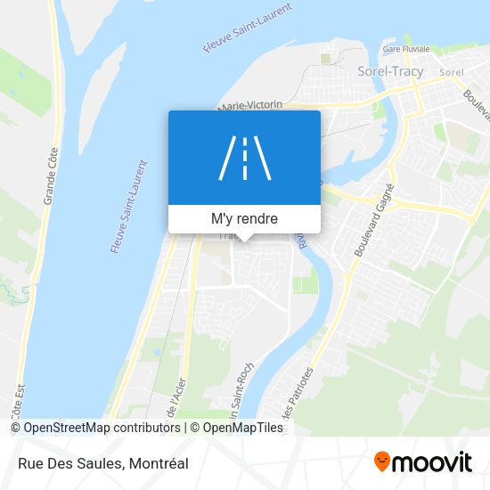 Rue Des Saules plan