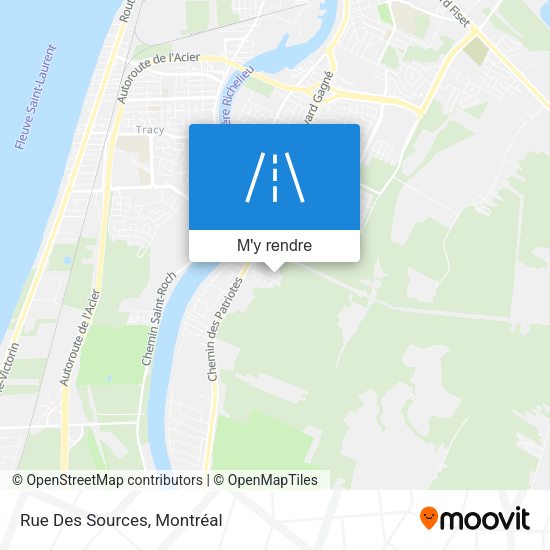 Rue Des Sources plan