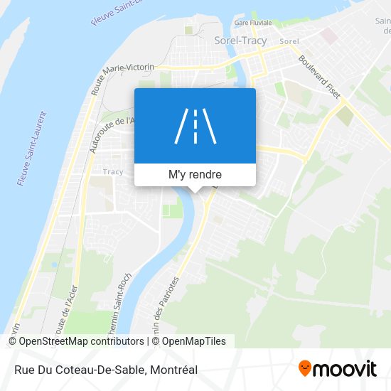 Rue Du Coteau-De-Sable plan