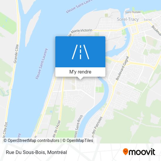 Rue Du Sous-Bois plan