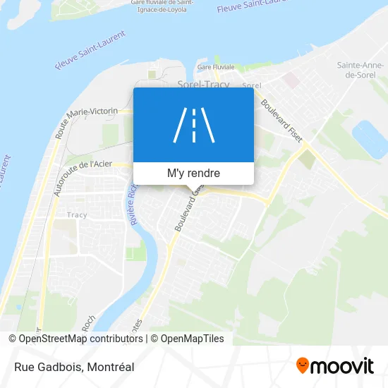 Rue Gadbois plan