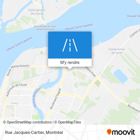 Rue Jacques-Cartier plan
