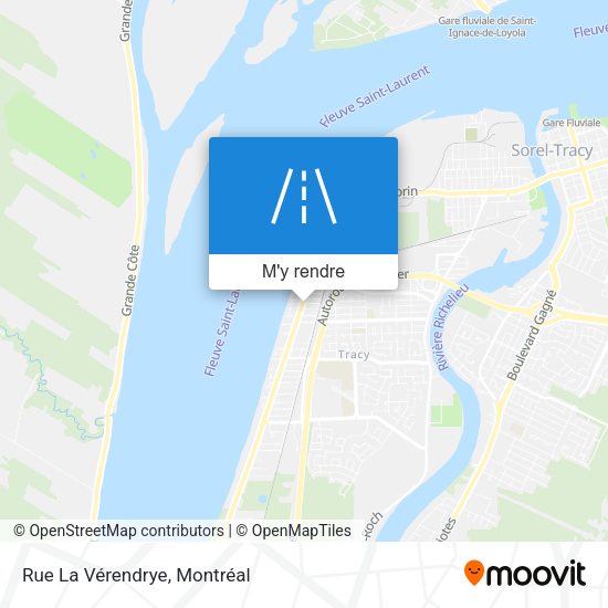Rue La Vérendrye plan