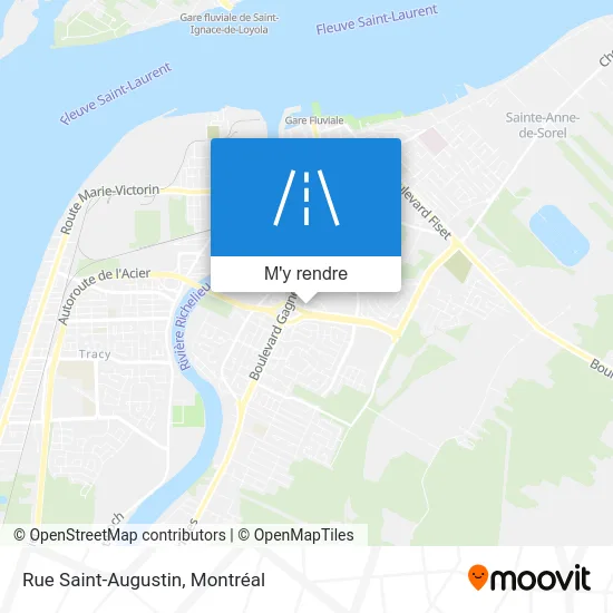 Rue Saint-Augustin plan