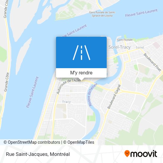 Rue Saint-Jacques plan