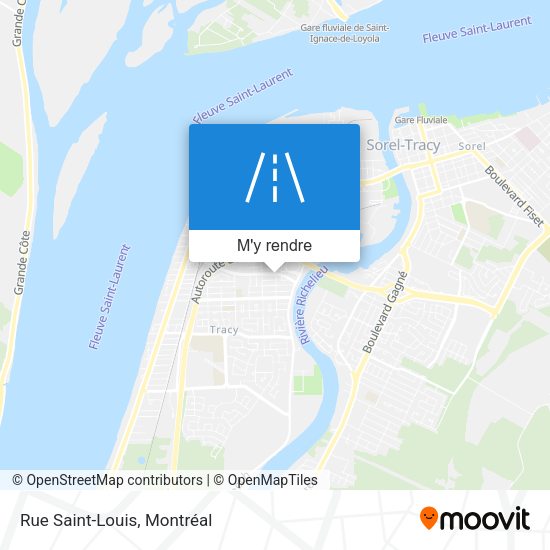 Rue Saint-Louis plan
