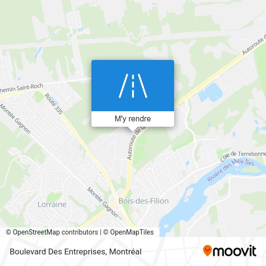 Boulevard Des Entreprises plan