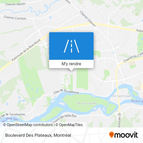 Boulevard Des Plateaux plan