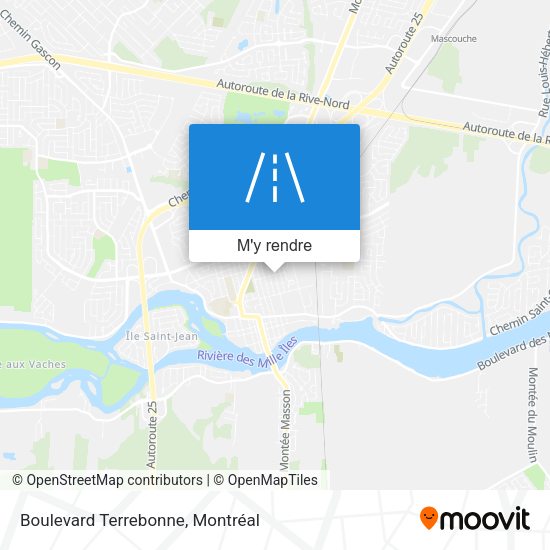 Boulevard Terrebonne plan