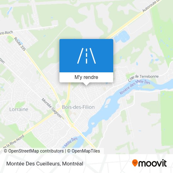 Montée Des Cueilleurs plan