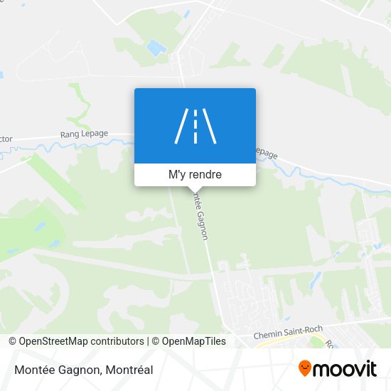 Montée Gagnon plan