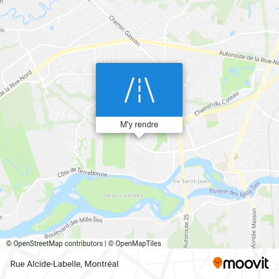 Rue Alcide-Labelle plan