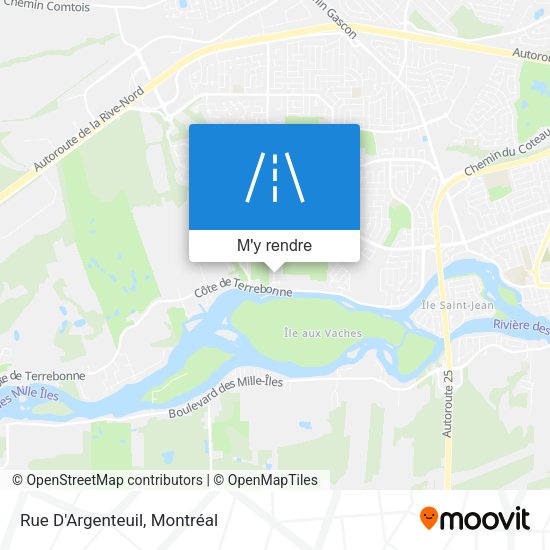 Rue D'Argenteuil plan