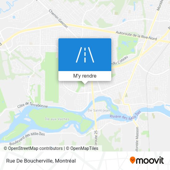 Rue De Boucherville plan