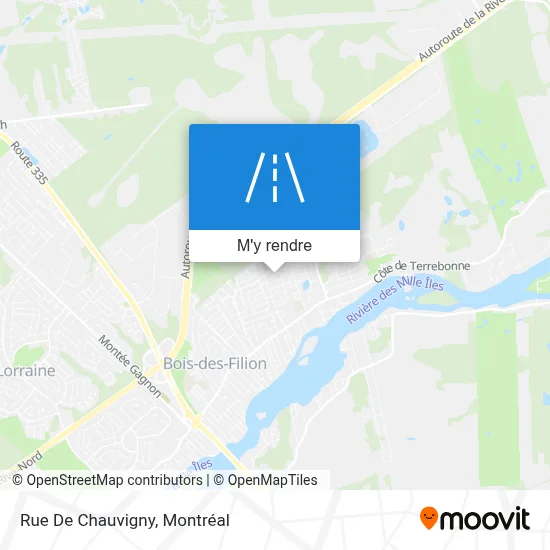 Rue De Chauvigny plan