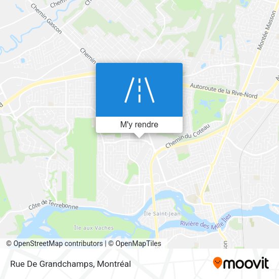 Rue De Grandchamps plan