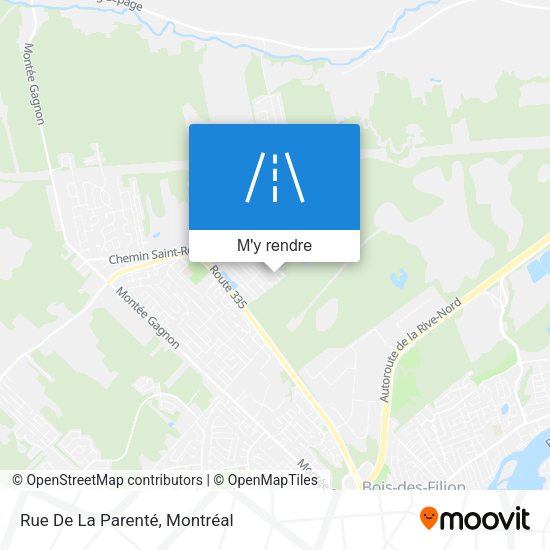 Rue De La Parenté plan