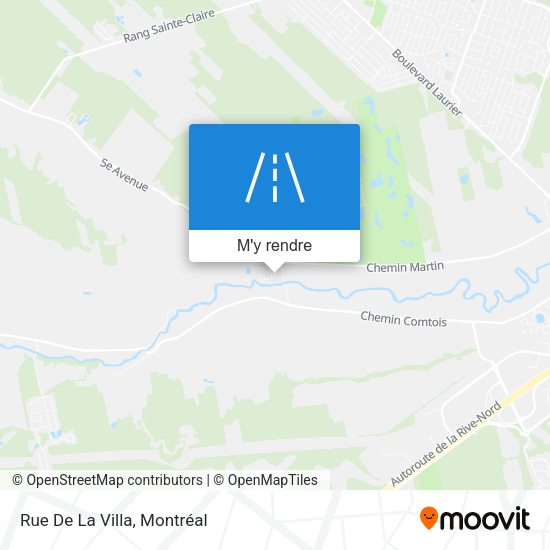 Rue De La Villa plan
