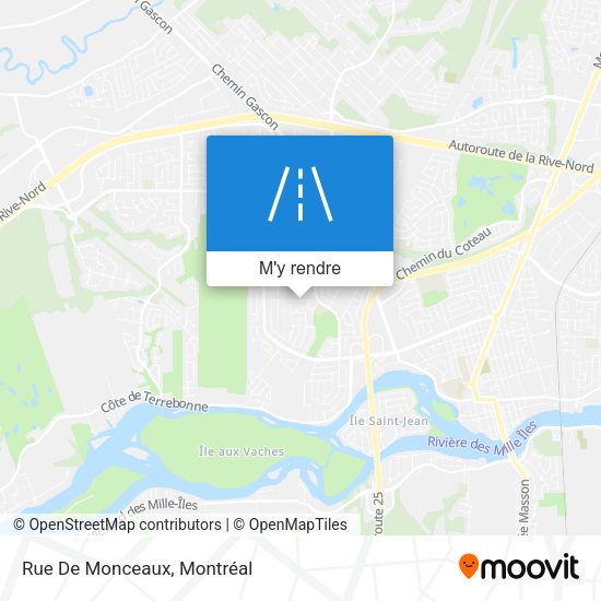Rue De Monceaux plan