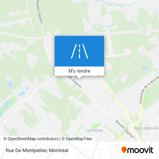 Rue De Montpellier plan